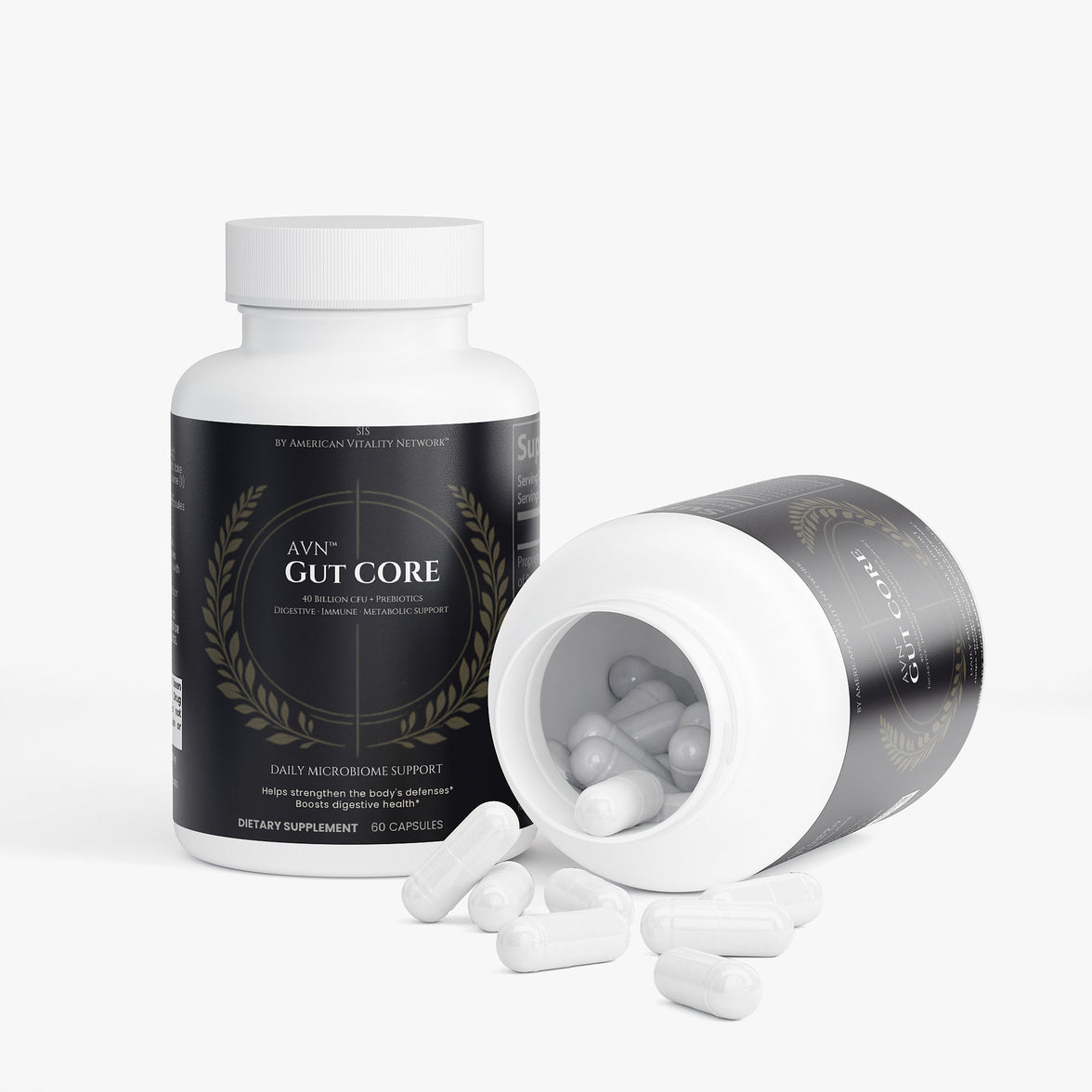 AVN™ Gut Core · Probiotic + Prebiotic Formula
